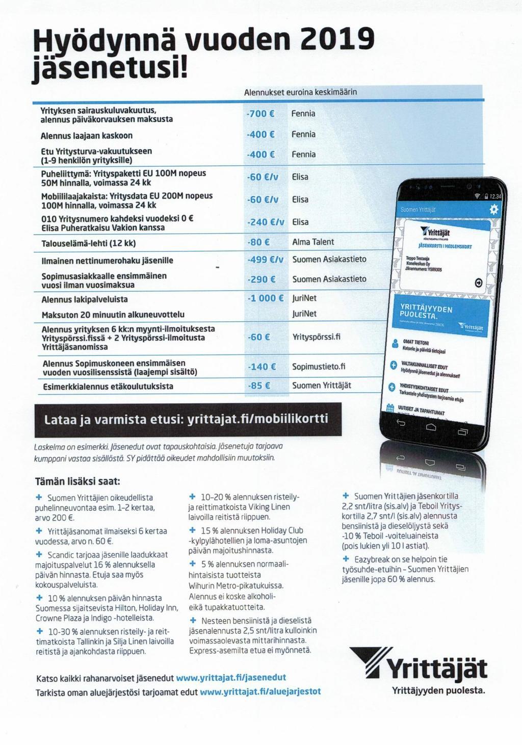 OPISKELIJALLE! Lue lisää opiskelijajsäenyydestä tästä>> Muistatko että jäsenenä saat etuja?