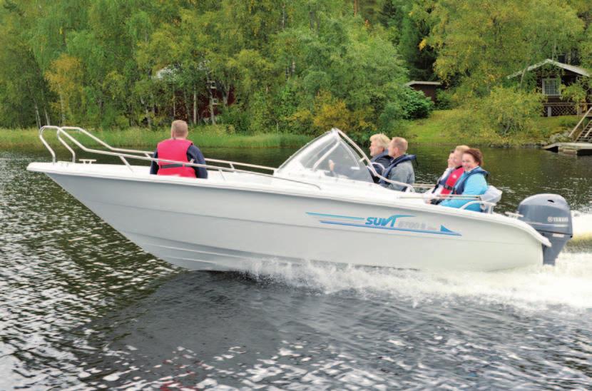 SADEVESITYHJENEVÄT OHJAUSPULPETTIVENEET 5700 SR Duo TEHO 1 hlö 6 hlö 70 HV 31 s 26 s 60 HV 29 s 24 s 5,70 m 2,28 m 520 kg