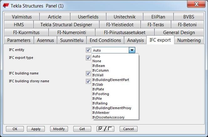 28 5.2 IFC-rakennemalli Rakennesuunnittelijan Tekla Structuresta tuotu IFC-rakennemalli julkaistaan muiden suunnittelijoiden käytettäväksi usein sähköpostin välityksellä tai projektipankkiin.