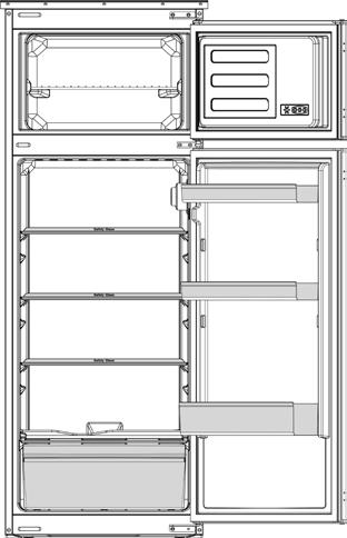 1 Jääkaappi 12 1 13 2 3 4 3 3 9 10 9 5 6 7 11 8 1. Freezer shelf 8. Front feet 1. Pakastinhylly 2. Polttimo ja termostaattilokero 3. Jääkaapin hyllyt 4. Pulloteline 5.