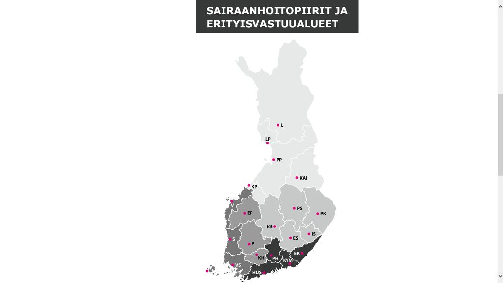 Yliopistosairaalan toiminta vaatii noin miljoonan