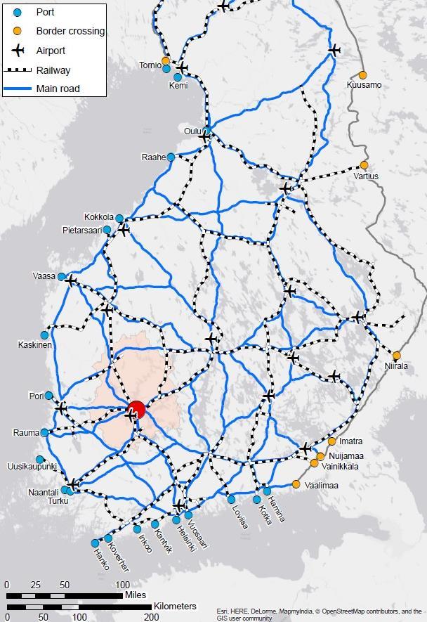kuljetusvirrat 2018 Yhteensä 40,7