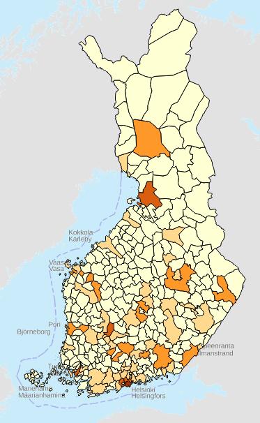 Väestöteemakartta Toinen mahdollinen tapa väestön visualisoimiseksi on teemakartan luominen Paikkatietoikkunassa on helppo tehdä teemakarttoja valmiiden pohjien avulla: Klikkaa vasemmasta