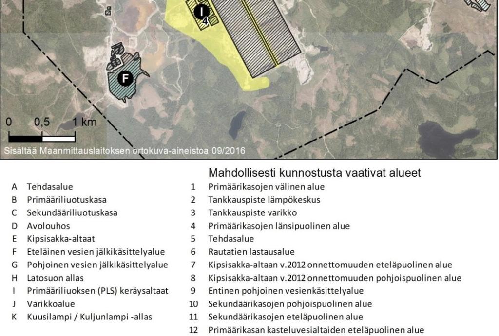 Maa-ainesten poisto voidaan toteuttaa esimerkiksi kaivosympäristöihin hyvin soveltuvan valikoivan kuormauksen menetelmällä, jossa maaruuduille määritetään status kenttämittauksin (esim.