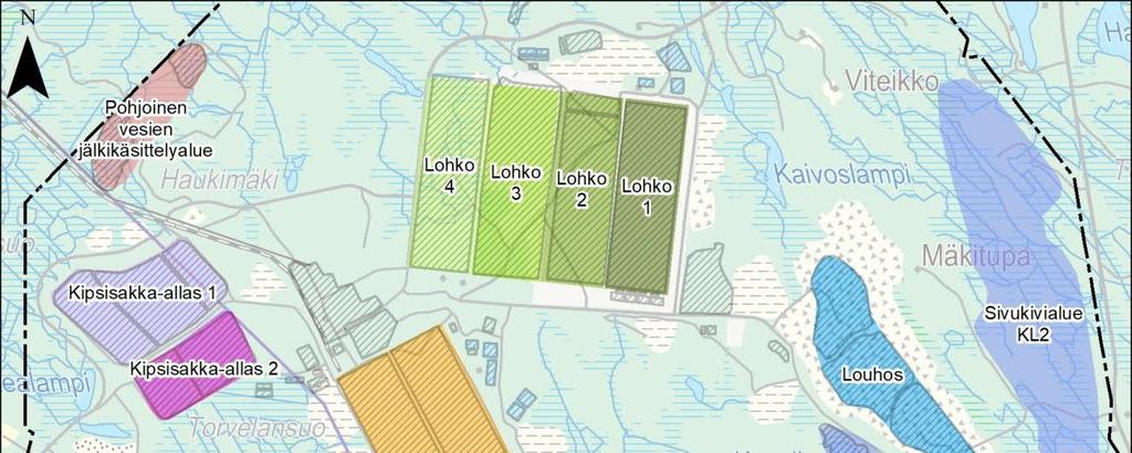 8 AIKATAULU Sulkemisen alustava aikataulu on esitetty kuvassa (Kuva 8-1).
