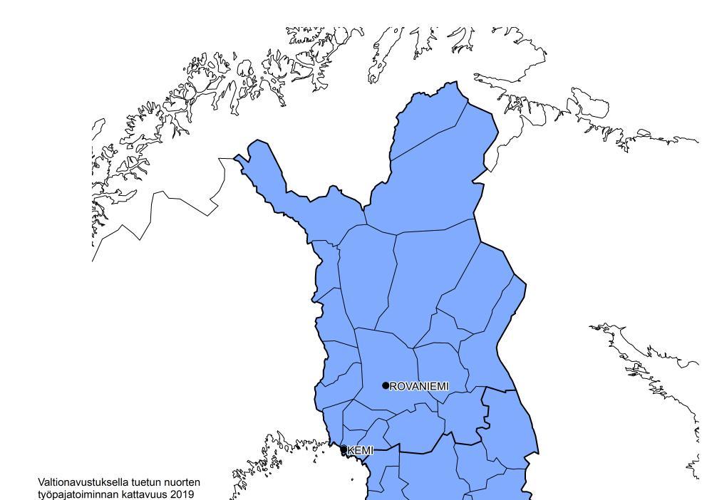 Valtionavulla tuettu työpajatoiminta