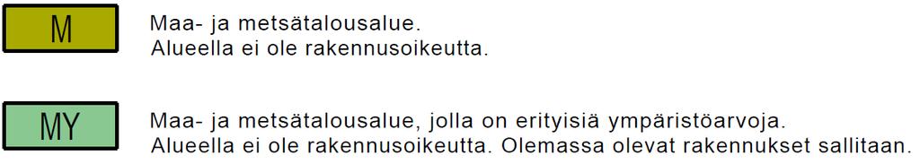 Lisärakennusoikeus jakaantuu kahdelle erilliselle rakennusalalle: 190 m 2 (+50 k-m 2 ) ja 120 m 2. (+40 k-m 2 ).