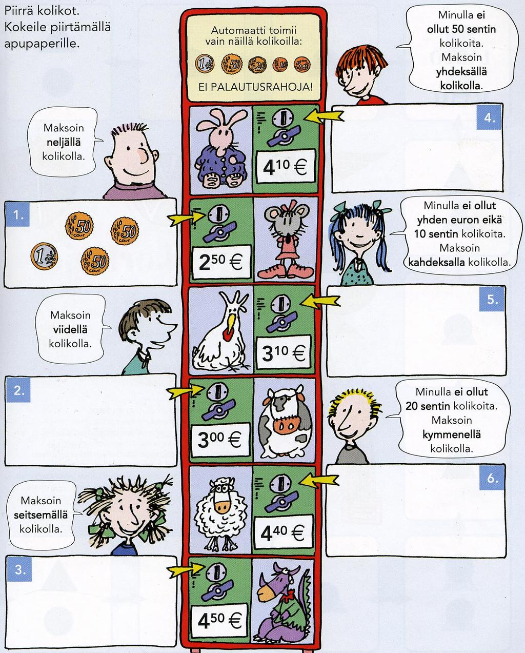 KUVIO 19. SA tason avoin tehtävä (Putkonen & Sinnemäki 2005a, 139). Kuvion 19 tehtävä on luokiteltu tehtäviin Muut.
