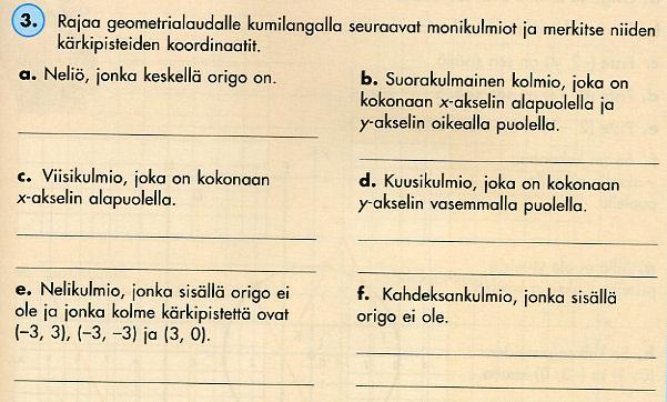 SA tason puoliavoin tehtävä (Asikainen ym. 2005, 16