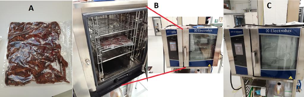 32 Figure 28: Experimental set-up of steam oven extractions.