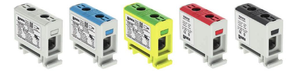 Yleisliittimet OT-yleisliittimet OT-yleisliittimet 1xAl/Cu 1,5-50 mm 2 Asennetaan DIN-kiskoon.