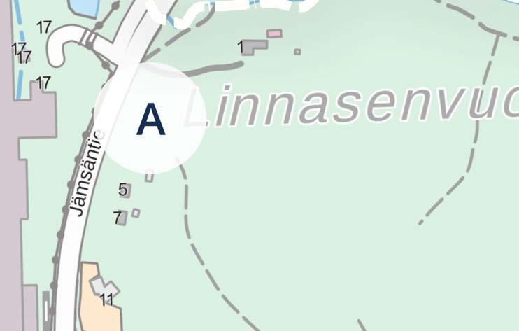 A Jämsäntien elävöittäminen Jämsänkosken alueelle ei ole tulossa täydennysrakentamista, minkä puitteissa alueelle