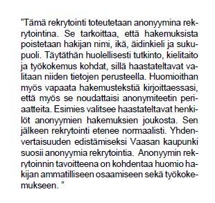 erityisen huolellisesti Olemme luoneet kuntarekry-ohjelmassa anonyymille