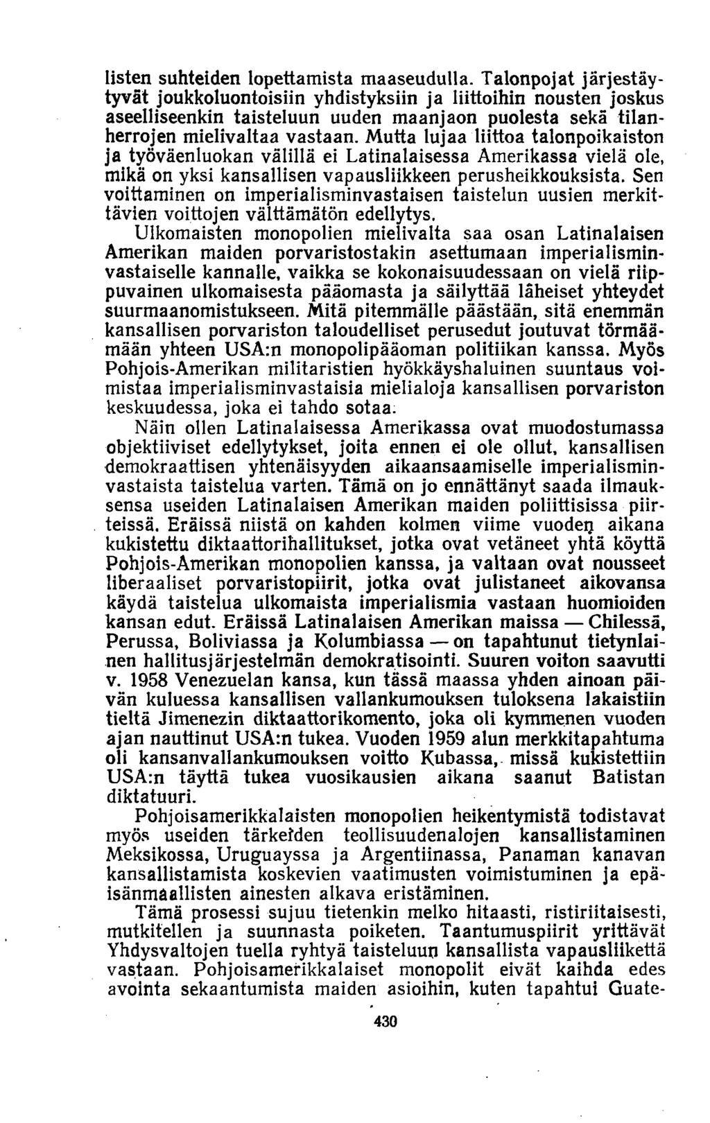 listen suhteiden lopettamista maaseudulla.