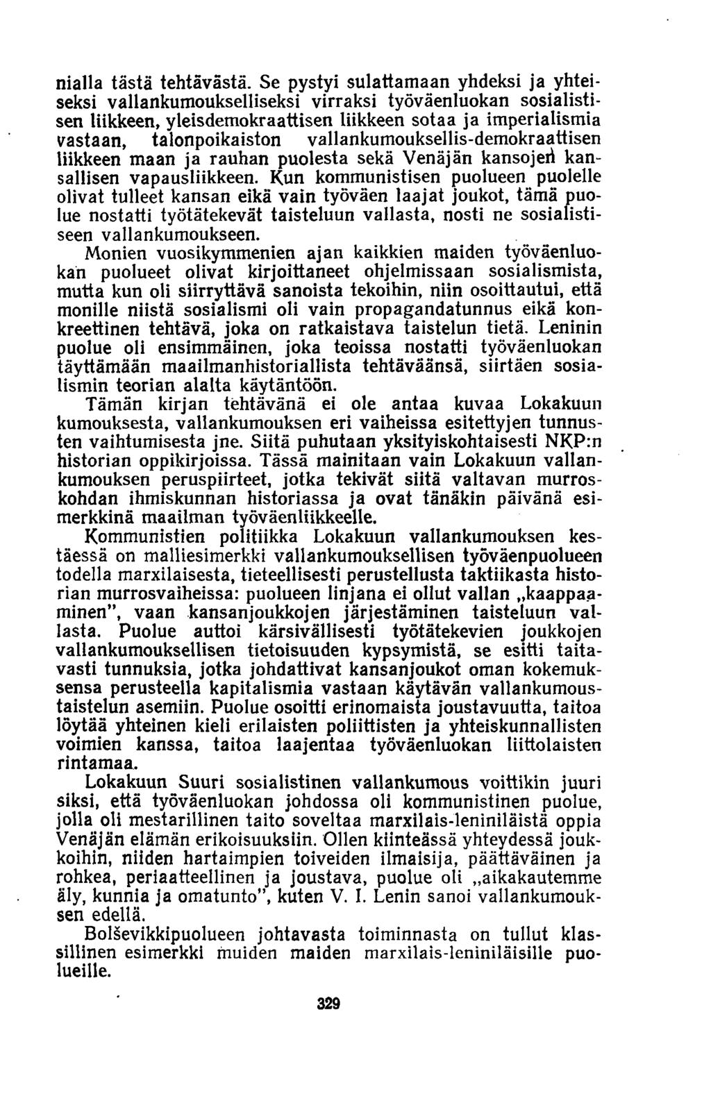 nialla tästä tehtävästä.