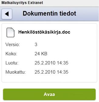Dokumentin tiedot Jos Prizm-näkymätoiminto on kytketty päälle, se on käytettävissä myös