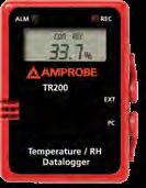 TR200-A Lämpötilan ja kosteuden tiedonkeruulaite digitaalisella näytöllä Lämpötilan mittaus Suhteellisen kosteuden mittaus Tiedonkeruulaite Seinälle asennettava Tarjoaa näkyvät LED-varoitukset