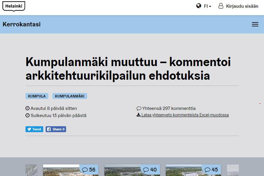 Kommentoi ehdotuksia: kerrokantasi.hel.