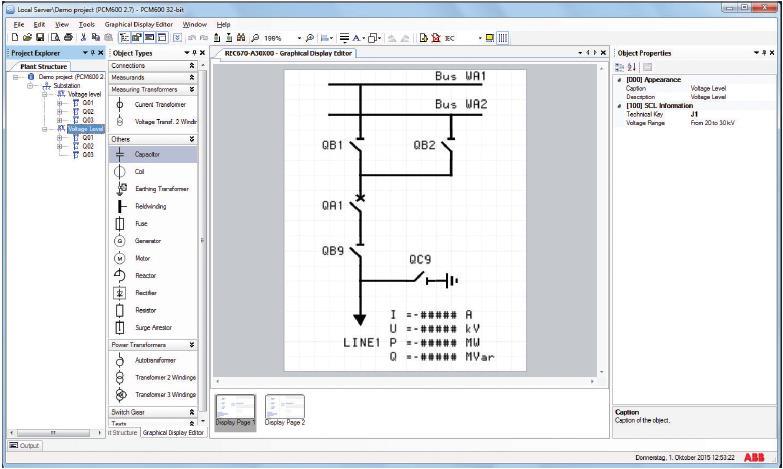 36 Figure 16. Graphical display editor 5.4 WOIS The Wärtsilä Operator s Interface System provides a user interface for the PLC system. It is the main HMI point for the most Power Plant applications.