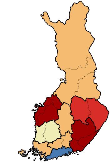 Alueellinen DESI 1) Uusimaa 76 2) Varsinais-Suomi ja Ahvenanmaa 61 3) Kanta-Häme ja Päijät-Häme 59 4) Pirkanmaa ja Satakunta 67 5) Kymenlaakso, Etelä-Karjala ja Etelä-Savo