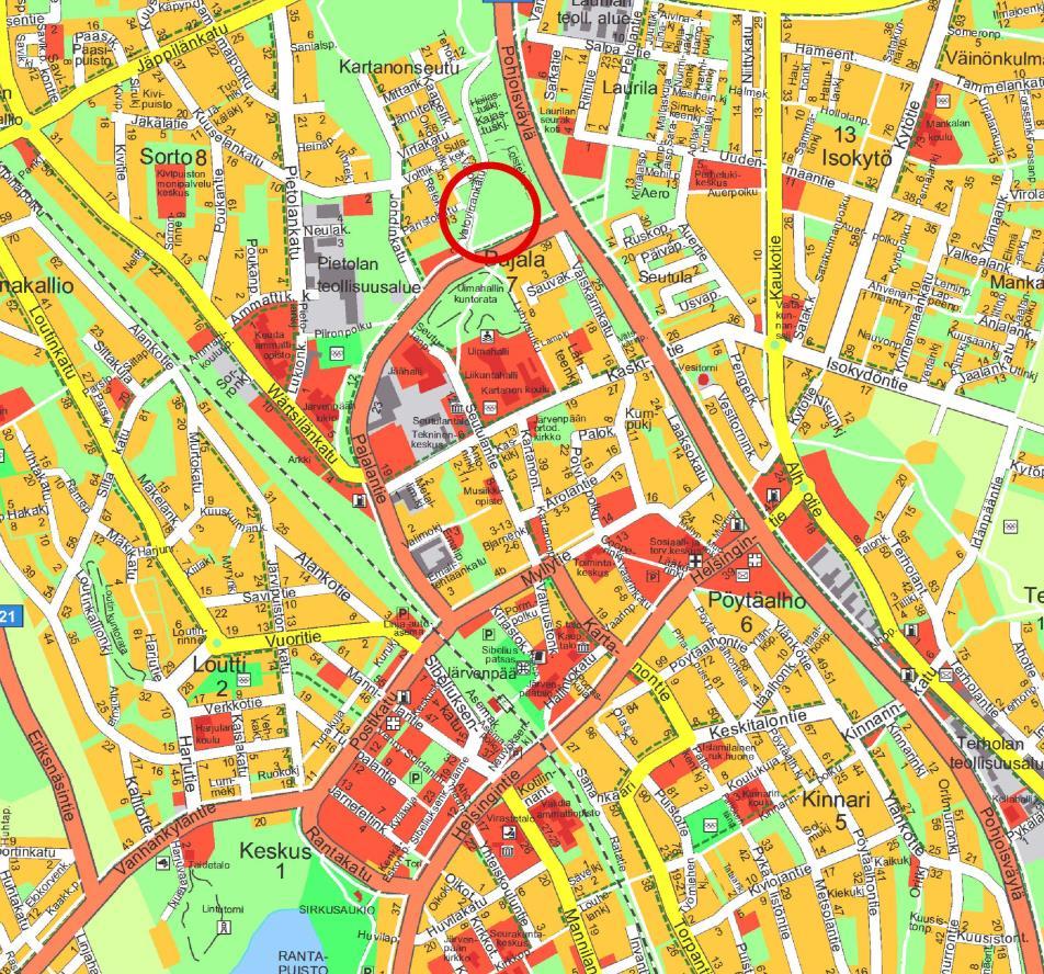 1 MITÄ TAPAHTUU JA MISSÄ? Pajalan kaupunginosan alueella on alkamassa asemakaavahanke, jossa tutkitaan mahdollisuuksia uuden päivittäistavarakaupan rakentamiseen.