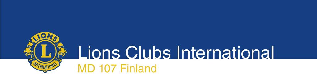 107 L-piiri Lions 100-vuotisjuhlakampanjat