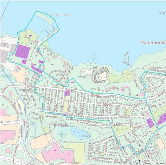 3 1. LÄHTÖKOHDAT 1.1 Suunnittelualue Suunnittelualue sijaitsee Härmälän kaupunginosassa noin 5 km etelään kaupungin keskustasta Pilotinkadun ja Taipaleentien risteyksessä, Härmälänpuiston laidalla.
