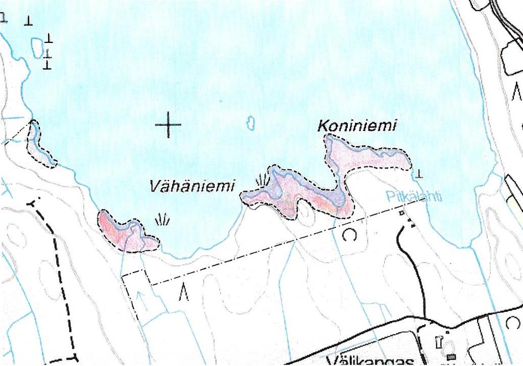 FCG SUUNNITELU JA TEKNIIKKA OY SELOSTUS 10 (24) Kuva 8. Kaava-alueen eteläosasta avautuva maisema. Taustalla näkyy Rapalahti ja Pölkkyniemi. 3.1.6 Luonnonympäristö Kaavoitettavina olevilla alueille on laadittu luontoselvitys vuonna 2014, jota täydennettiin vuonna 2015 (EKOTONI KY).