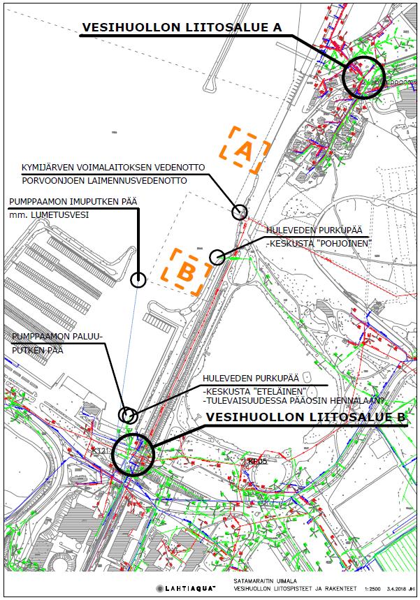 Selostus A-2735 12 (26) Vesiliikenne Teivaan satamaan johtaa syväykseltään 2,1 m laivaväylä.