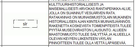 puistoaluetta (VP) sekä vesialuetta (W).
