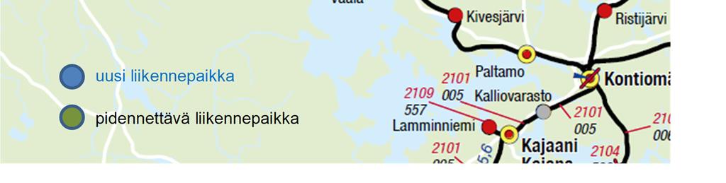 toimenpiteillä, joita ovat Oulunlahden liikennepaikan rakentaminen pääradalla Oulun eteläpuolella, Ypykkävaaran liikennepaikan pidentäminen