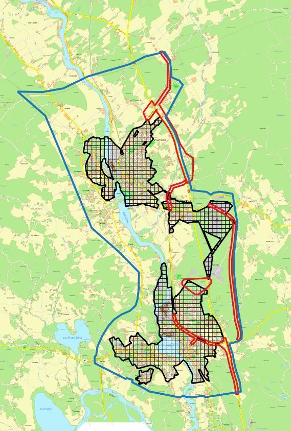 3.2.5. Asemakaava Yleiskaavan muutos sijoittuu pääosin alueelle, jolla ei ole asemakaavaa.