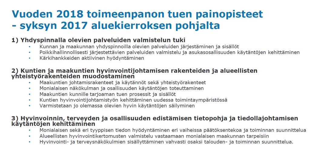 Näiden toimintojen tunnuspiirteistä sekä yksittäisistä esimerkeistä myöhemmin tässä raportissa. Tässä vaiheessa on kuitenkin jo tuotava esiin, että sote-uudistus ei ilman mm.