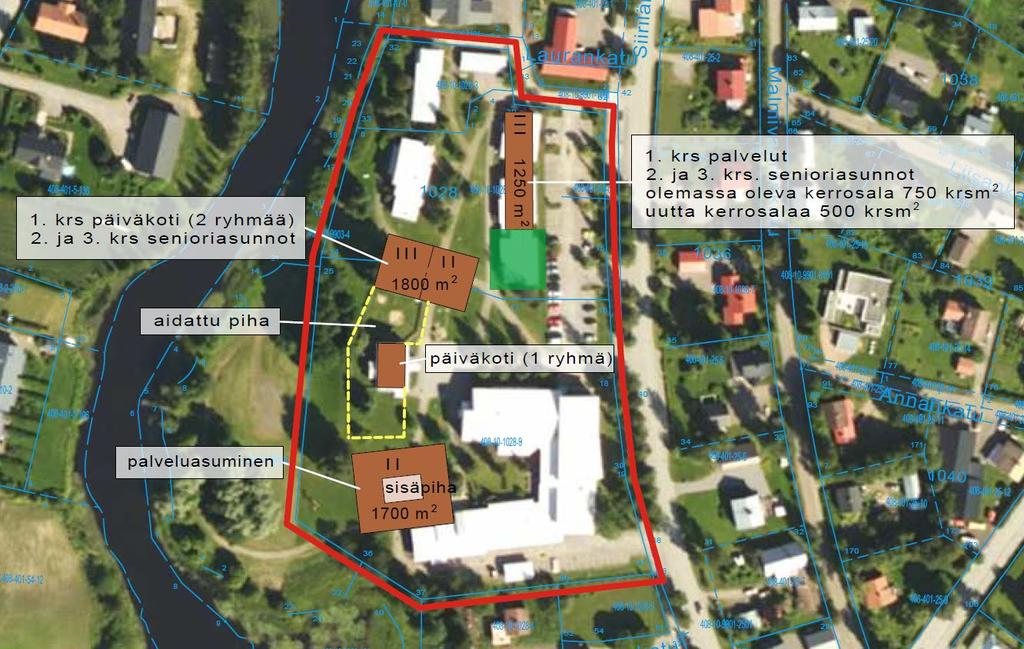 LAPUAN KAUPUNKI 10. SIIRILÄN KAUPUNGINOSAN ASEMAKAAVAN MUUTOS, SEURAKUNTAOPISTON LAPUAN 14 Kuva 10. Havainnekuva VE2 Kaavaluonnos 8.7.