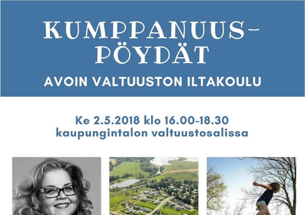 ja kaupunginhallituksen päätettyä kumppanuuspöytäpilotoinnista
