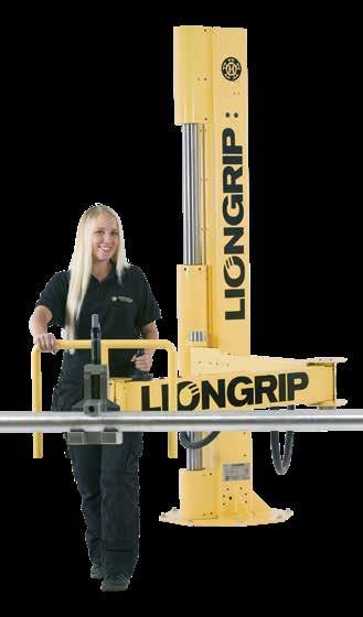 Vakioversioissa LionGrip käsittelee jopa 200 kilon painoja, sen työskentelysäde on enintään 4 metriä 360