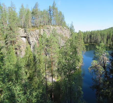 LEMMONLAMMEN KOUVERVAARAN REITTI