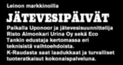 markkinoilla Unira Oy on asiantunteva haja-asutusalueiden