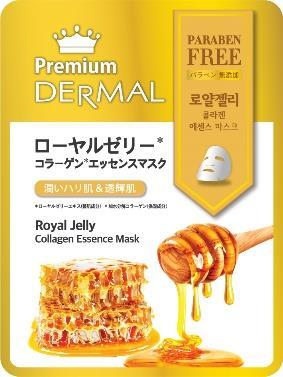 #NOURISHMENT#MOISTURIZING DERMAL PREMIUM ROYAL JELLY COLLAGEN ESSENCE MASK [Tärkeimmät ainesosat] Royal Jelly Extract (kuningatarhyytelö),