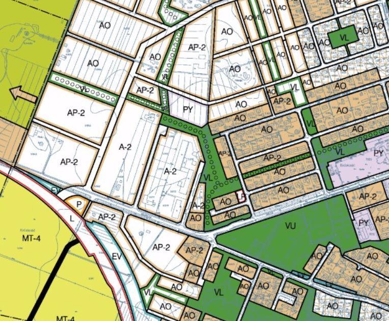 2010) alue on kaavoitettu asumiseen kehittyväksi