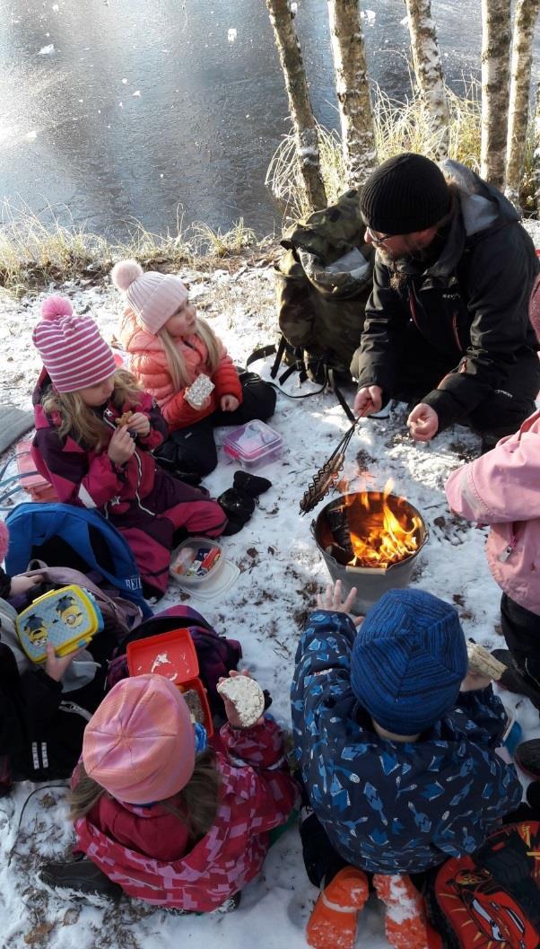 10 3. Esiopetuksen toimintatavat Esiopetuksessa lapsi oppii leikkien, liikkuen ja tutkien.