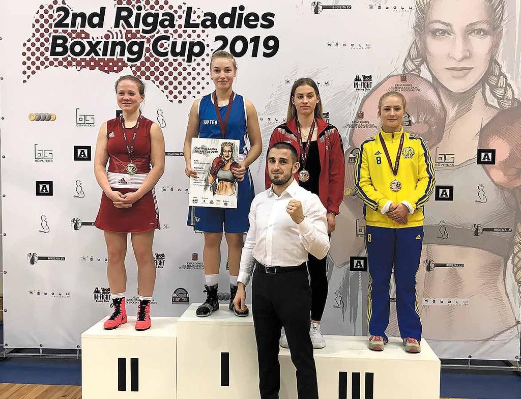 Vaikka vuoden pääkilpailut sujuivat mollivoittoisesti, niin vuoteen mahtui kuitenkin myös hyviä Vilma Viitanen ykkösenä palkintokorokkeella Riga Ladies Boxing Cup 2019 -turnauksen voittajana.