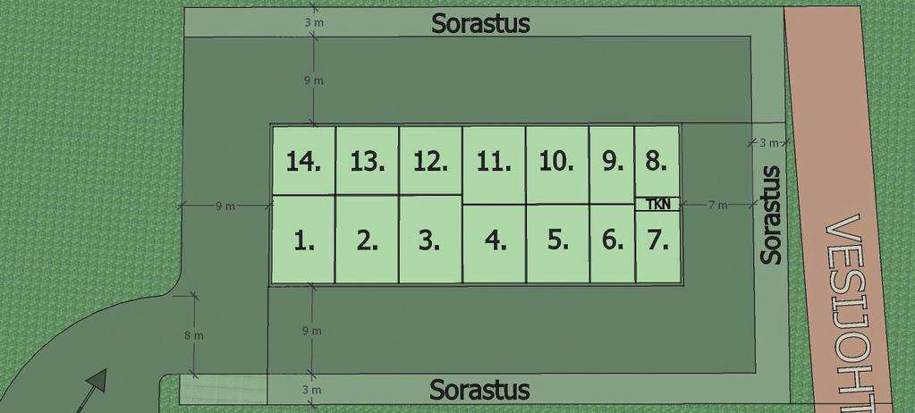 Kohteen pääurakoitsijana toimii Harjua Oy.