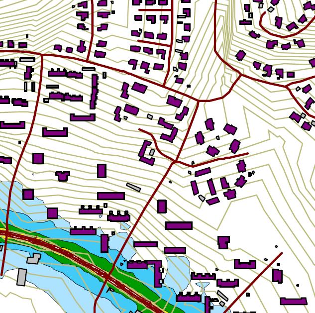 Virkistysalueet Suunnittelualueella oleva korttelien 7154 ja 7155 välissä oleva metsäalue on osittain Ahvenpuisto-nimistä puistoaluetta ja osin rakentumatonta korttelin 7155 tonttia. 3.1.4. Maanomistus Kouvolan kaupunki omistaa suunnittelualueella olevat kadut, Ahvenpuiston puistoalueen ja osan korttelista 7155.