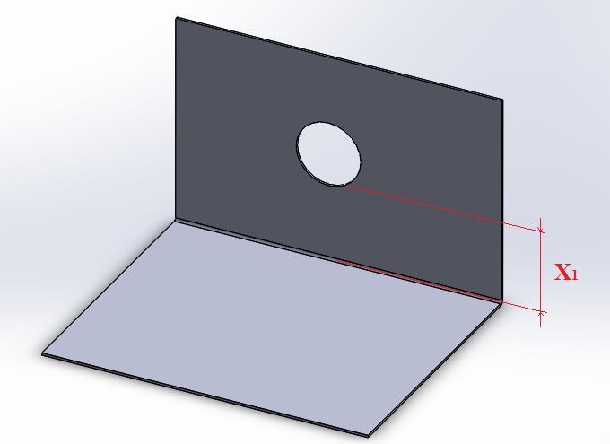 The outside bend line stretches, and inside bend line is pressed, so locations and shapes of too close holes and slots change when bending. (Matilainen et al. 2011, p. 257.
