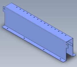 Use similar holes for ventilation; no need for both square and round holes.