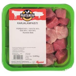 600 g/pkt pala 2419 Porsaankinkku, vesi, suola, stabilointiaineet (di-