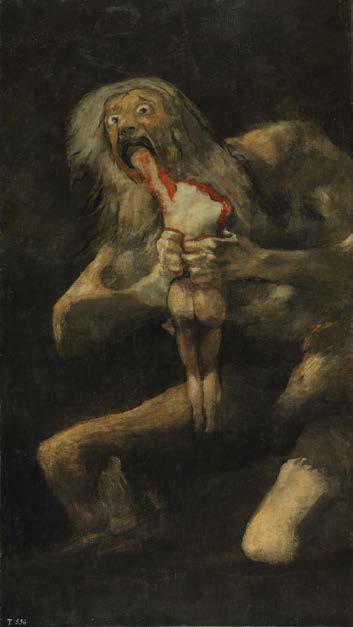 Francisco de Goya: Saturnus syö poikansa, 1819 1823,