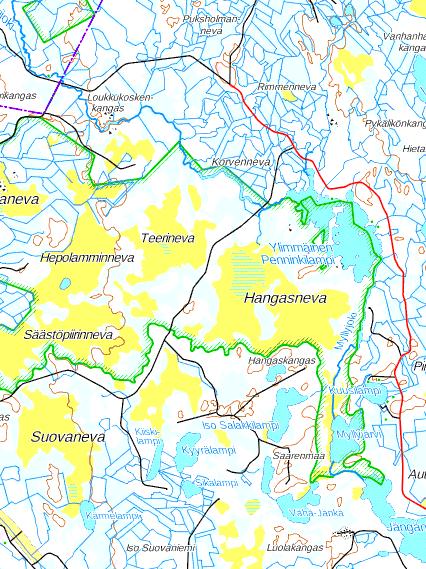 20 Opinnäytetyössä on kerätty tarinoita ja perimä- alueesta. Paikan nimiä alueesta on merkitty karttaan (Kuva 4).