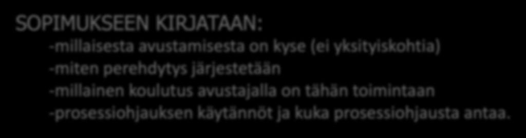 Seksissä avustamisen sopimus Kuten muistakin työhön kuuluvista toimenkuvista ja tehtävistä, seksissä avustamisesta on hyvä sopia kirjallisesti.